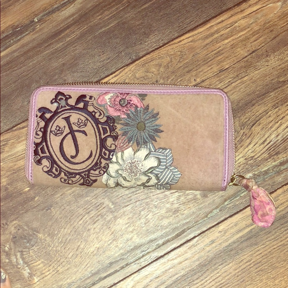 Floral Embroidered Juicy Couture Wallet